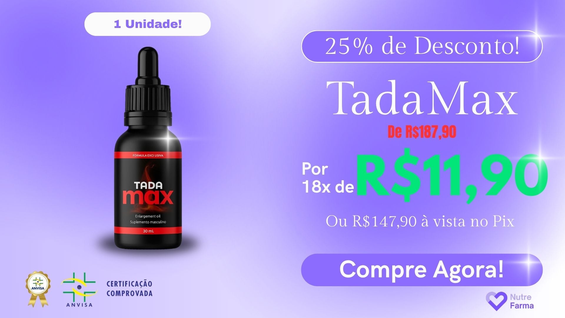 1 unidade TADA MAX