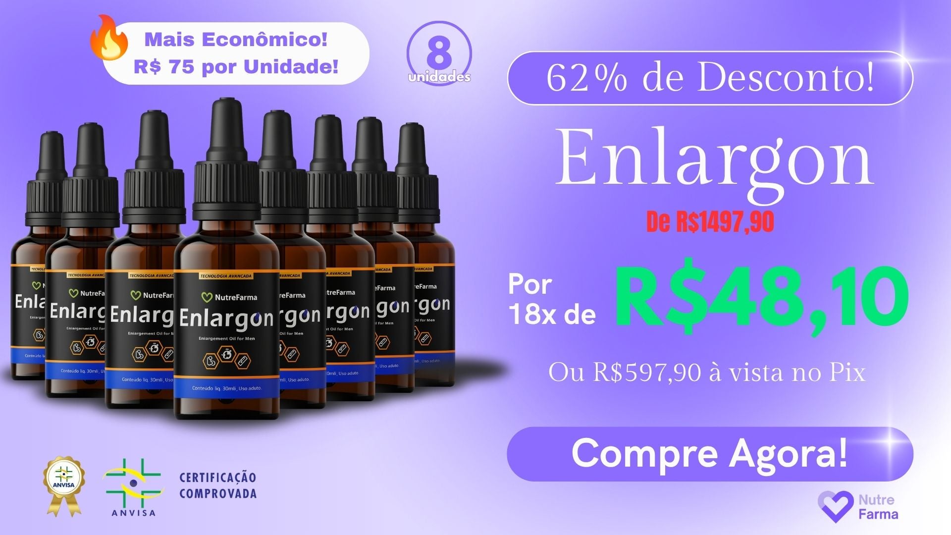 8 unidades Enlargon