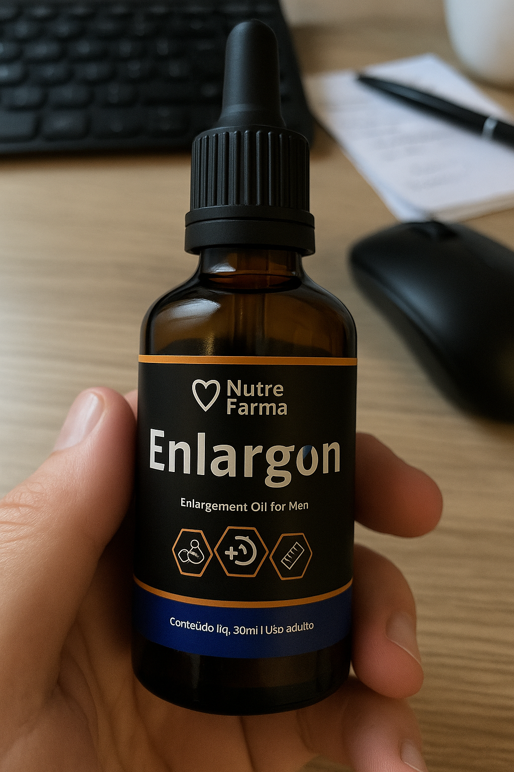 Foto do Enlargon usado por Bruno